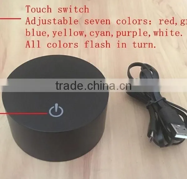 Creative 3d Custom Making Light Led Colorful Lamp Wedding Gifts photo-6