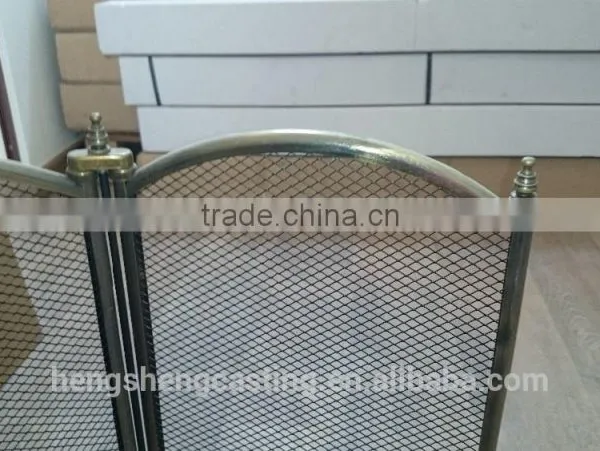 Unique Painted Wrought Iron Fireplace Screens photo-3