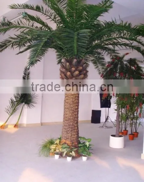 Home Garden Edging Decorative 5ft to 16ft Height Outdoor Artificial Green Plastic Palm Trees EDS06 0841 photo-2