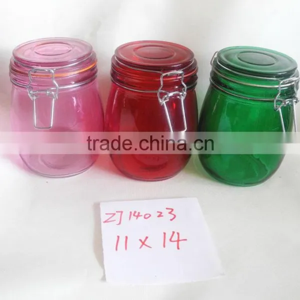 Clear Food Grade Glass Jar With Lid photo-4