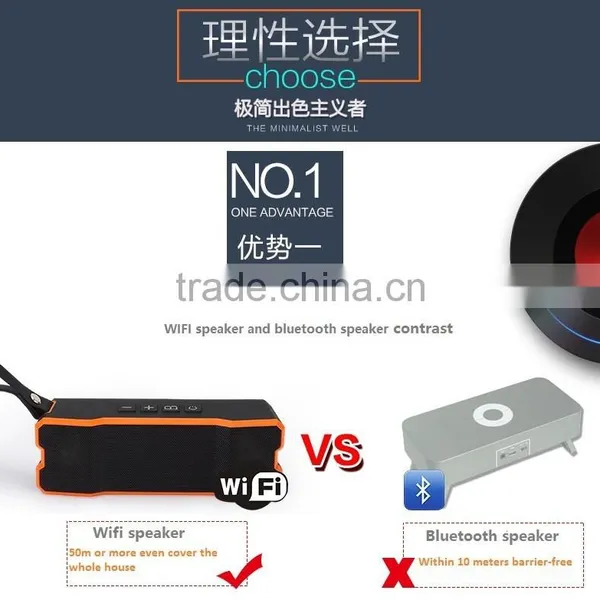 2016 New Wifi Speaker Audio Input Aux in Wireless Portable Speaker photo-2