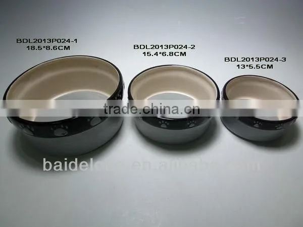 Round Ceramic Pet Bowl photo-3