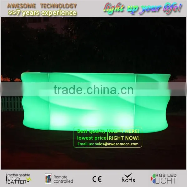 Plastic Material Colourful LED Furniture for Nightclub / Nightclue Brothel Furniture With Led Lights photo-3