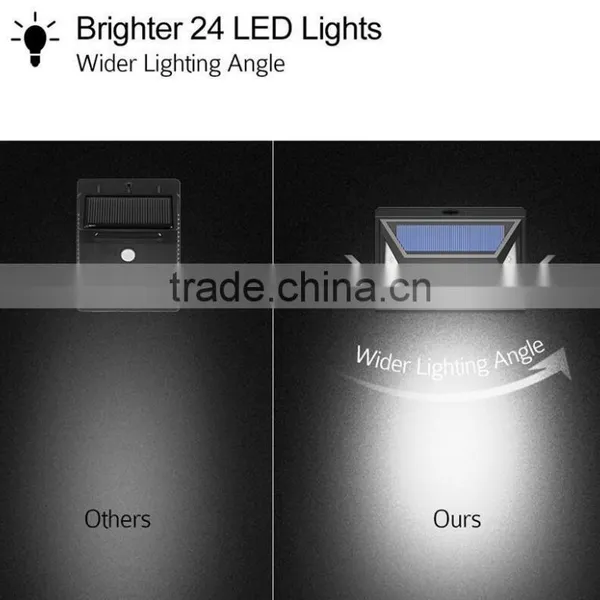 Outdoor Solar 60 LED Sensor Lights for Fence Yard Garden All in One Solar LED Street Light photo-4