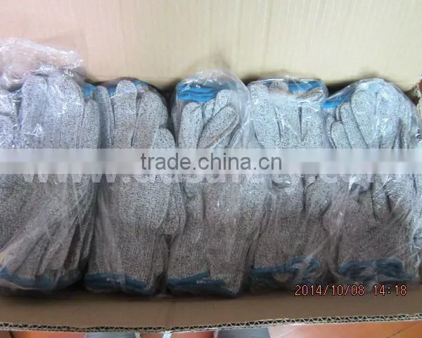 DDSAFETY Anti Cut Safety Gloves 13 Gauge Prevent Cut PU Gloves Cut Resistance Gloves photo-2