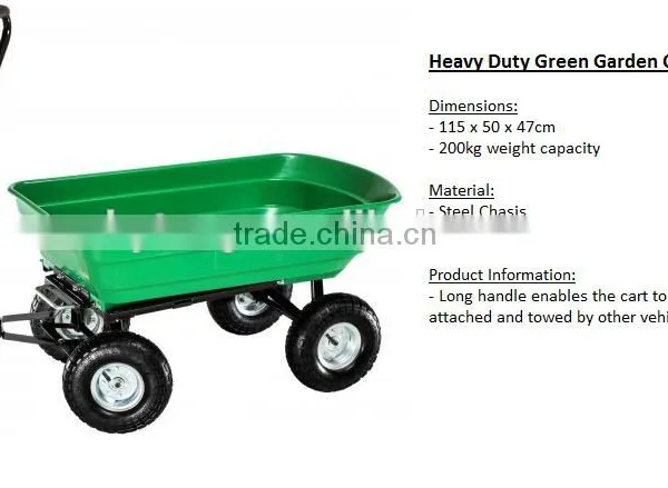 Heavy Duty Garden Cart With Plastic Tray Tool Cart TC4253 photo-4