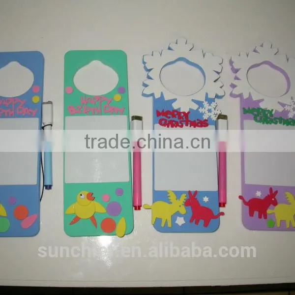 EVA Foam DIY Door Hanger With Memo Board photo-2