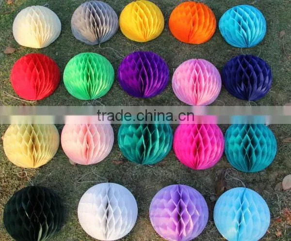 Wedding Decorations Paper Honeycomb Ball Wholesale photo-6