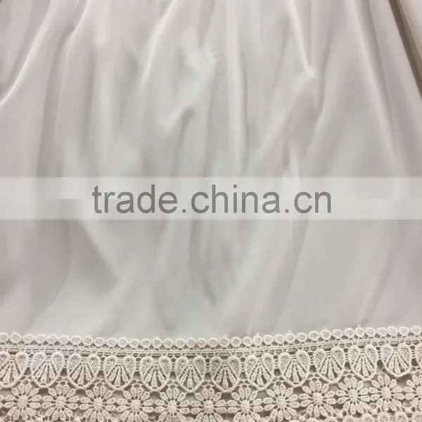 Cotton / Satin Fancy Long Skirts Wholesale Plus Size Plain Lace Slip Extenders photo-5