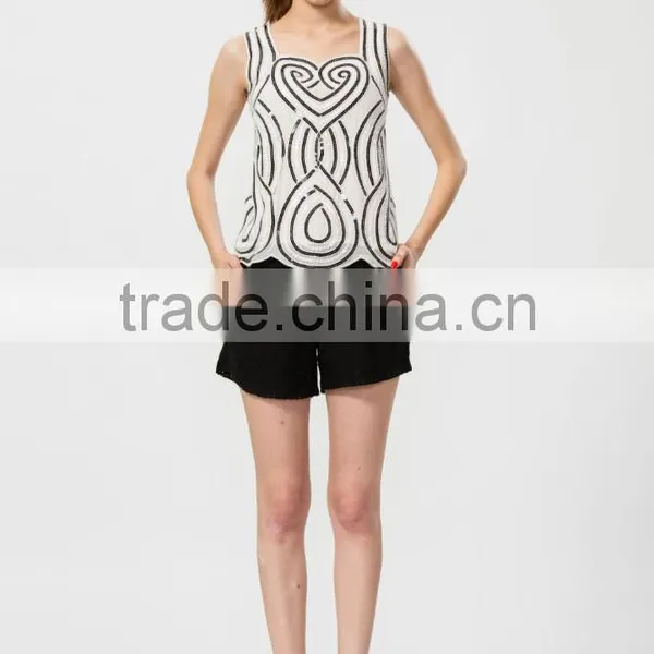 Bodycorn Sequin Halter Sleeveless Lady Tunic Top photo-2