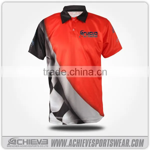 Print Blank Polo Shirts Custom Sublimated Polo Shirts Made in Achieve photo-6