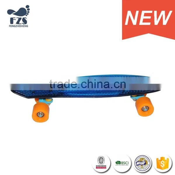 HSJ59 Banana Board 22 Inch Plastic Board Fish Complete Skateboard photo-2