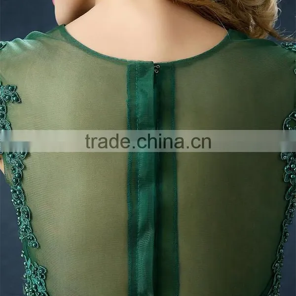 Sexy See Through Lace Corchet Trim Beaded Bridesmaid Dress Sleeveless Halter Wedding Dress Prom Dress photo-6