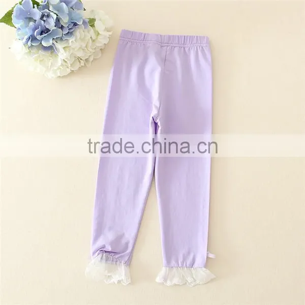 Good Material 100% Cotton Girls Dress Leggings Colorful Children Trousers Kid Casual Pants for Selling photo-4
