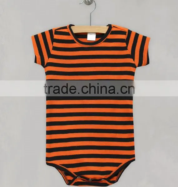 Halloween Children Cotton Orange Pumpkin Pattern Newborn Baby Unisex Bodysuit Romper photo-5
