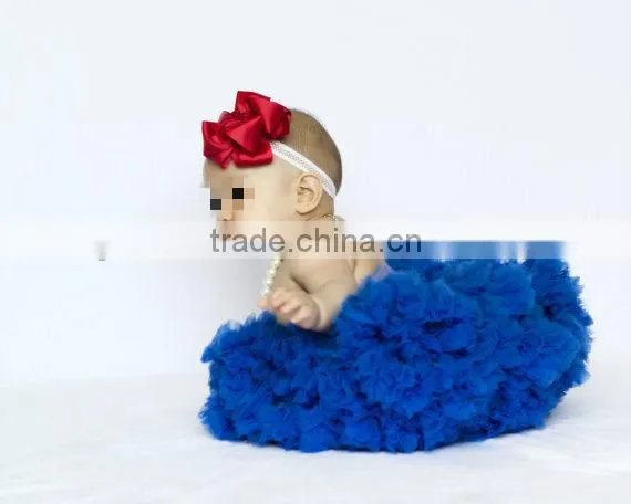 Wholesale Blue Tutu Skirtsgirls Rufle Plus Size Skirts Tutu Dresses for Girls photo-2