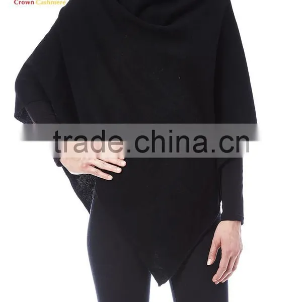 Hot Sale Cashmere Poncho Wrap Wool Pashmina Wrap Poncho photo-4