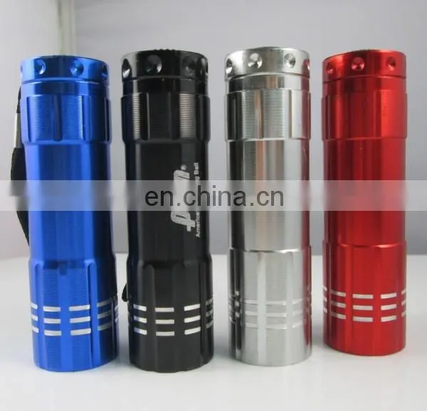 Aluminum Alloy Material 9UV Led Flashlight 395nm UV Led Torch photo-3