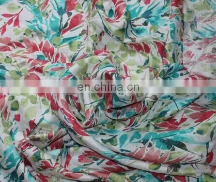 100% Linen Fabrics With Enviroment Printing in Many Colors photo-2