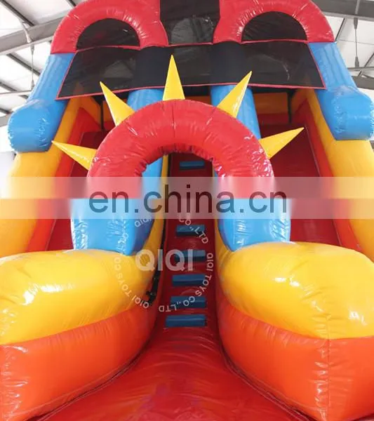 Commercial Grade Giant Inflatable Water Slide Inflatable Adult Double Lane Slide for Sale photo-3