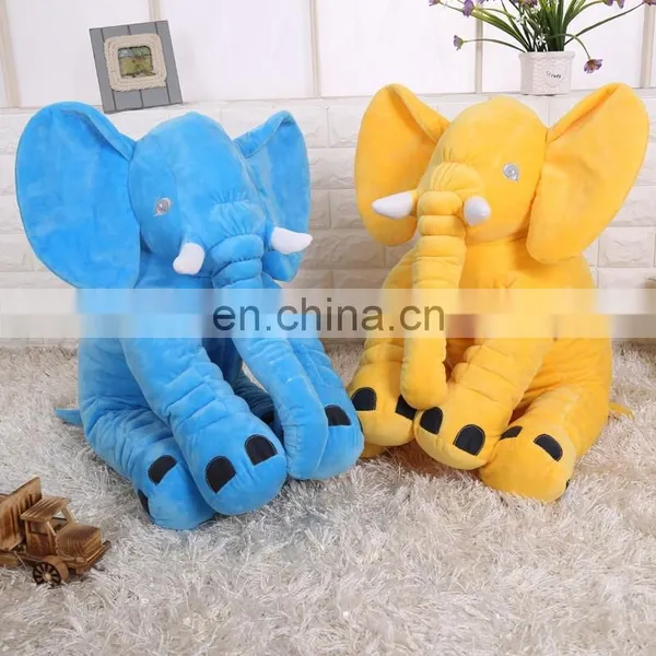 Lovely Promotion Gifts Soft Animal Stuffed Colorful Elephant Soft Pillow Plush Toys photo-2