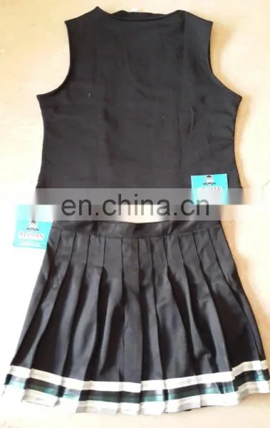 Fancy Balck and Silver Cheerleaders Dress photo-3