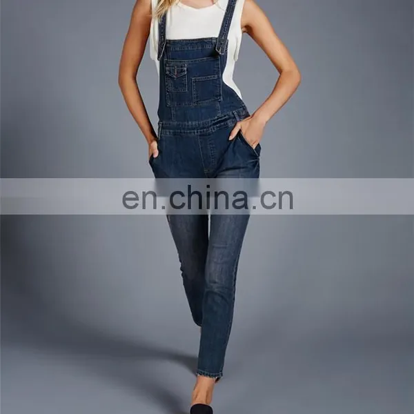 Ladies Sexy Rompers Sexy Blue Demin Jumpsuits Rompers Jumpsuits Women 2016 photo-2