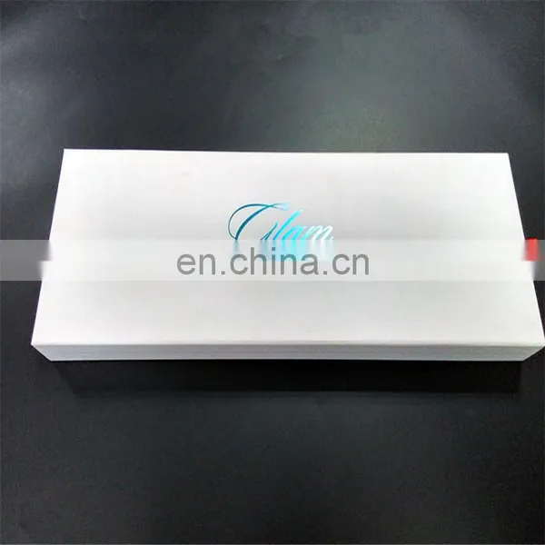 Shiny ! ! ! !Customized Hair Extension Packagings Sliding Drawer Box With Shiny Blue Foil Logo photo-4