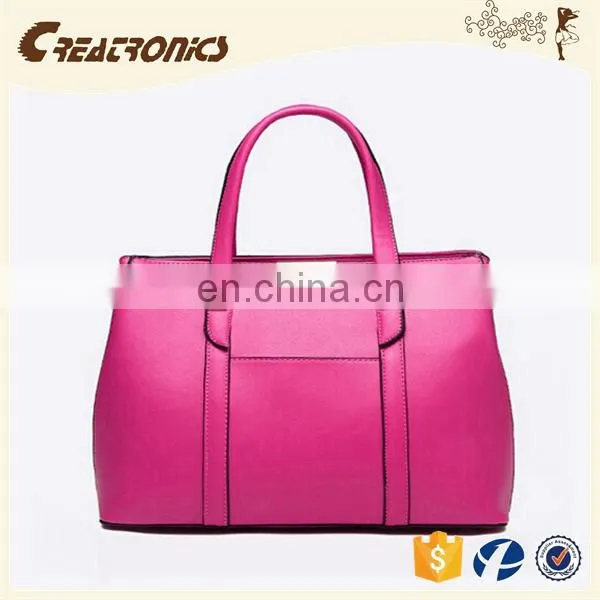CR European Test Passed pu Leather Material Large-capacity Zipper White Colors Top Sales Noble Woman Fashion Handbags photo-3