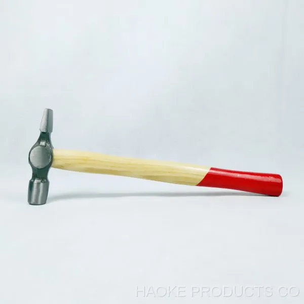 #45 Forged Carbon Steel Hand Tools Wooden Handle Engineer's Cross Pein Hammer photo-2