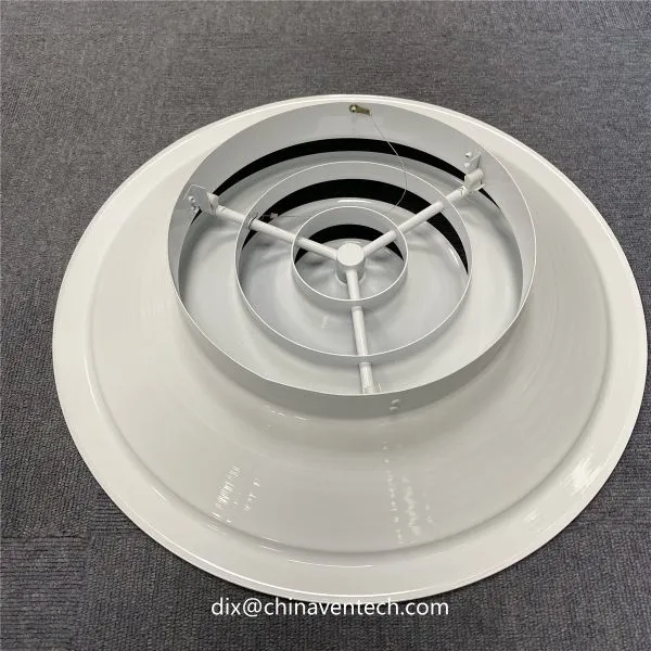 Hvac System Free Sample Aluminum Exhaust Air Round Ceiling Diffuser photo-3