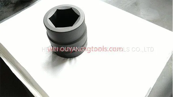 High Quality 40 Cr-V Steel Socket Impact Black Finished -Corrosion Resistant