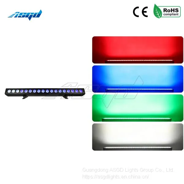 ASGD 18x12W RGBW 4in1 Led Washer Wall Lighting Professional Stage Lighting