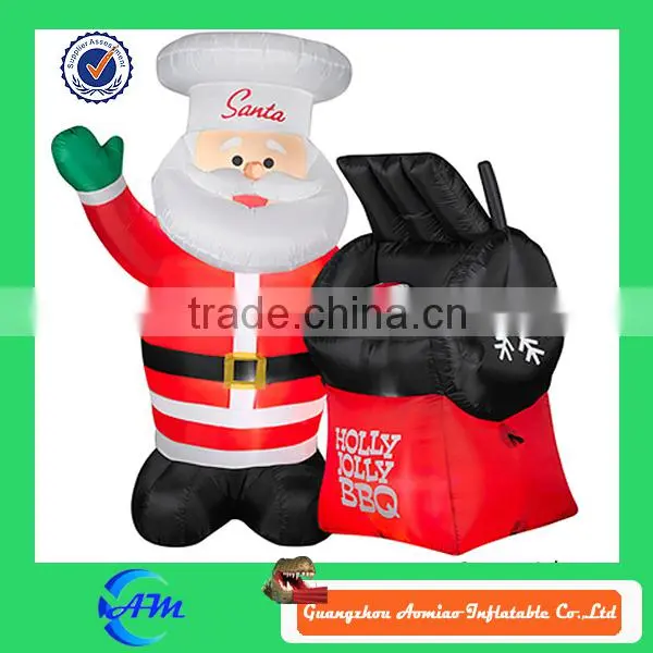 Wholesale Christmas Decorations, Cheap Christmas Ornament Inflatable Santa for Sale photo-3
