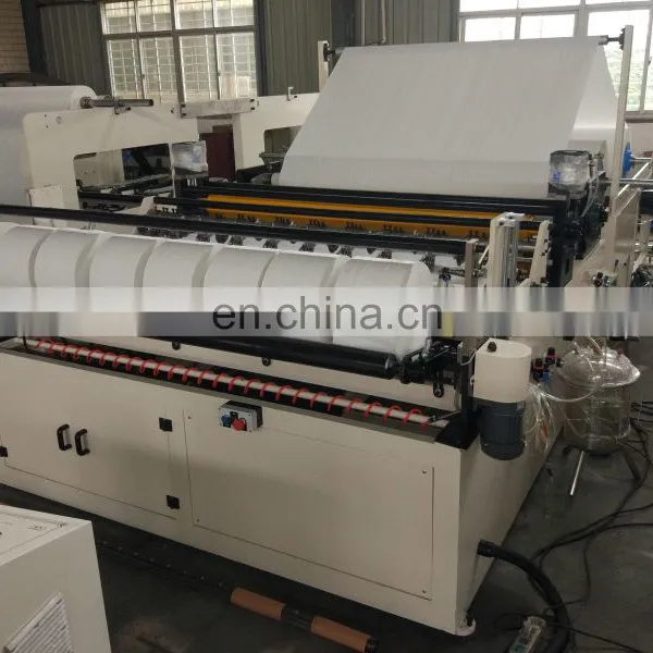 Semi Automatic Maxi Roll Small Bobbin Paper Cutting Machine photo-3