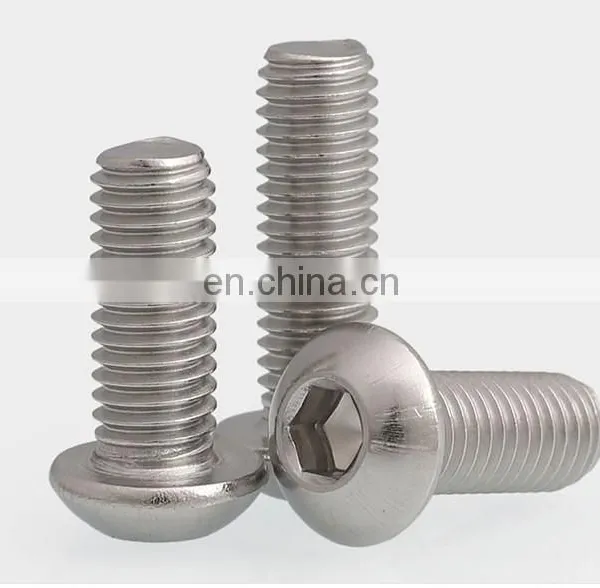 Stainless Steel 316 Round Button Head Socket Cap Screws 8-32 photo-3