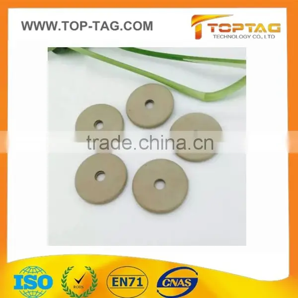 Round Shape Passive Waterproof RFID Laundry Tags Labels photo-2
