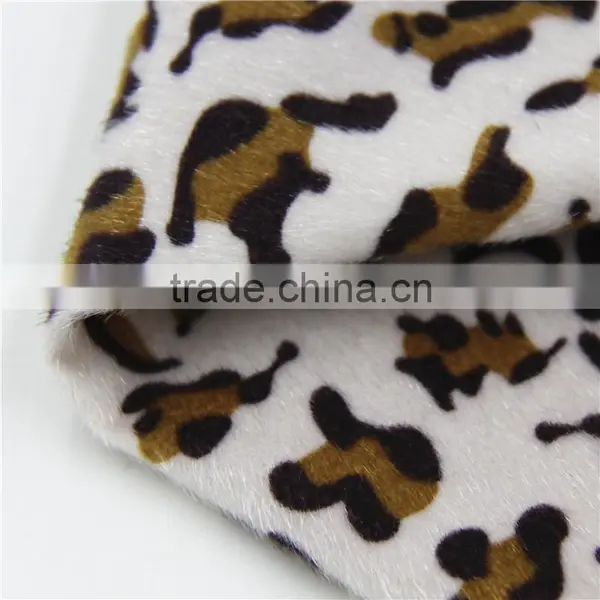 Printed Soft Velvet Upholstery Fabric photo-3