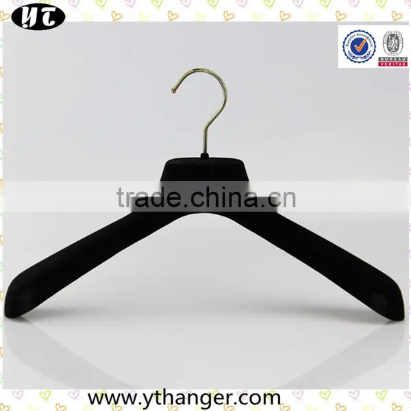 Luxury Matches Velvet Hanger With Gold Hardware photo-2