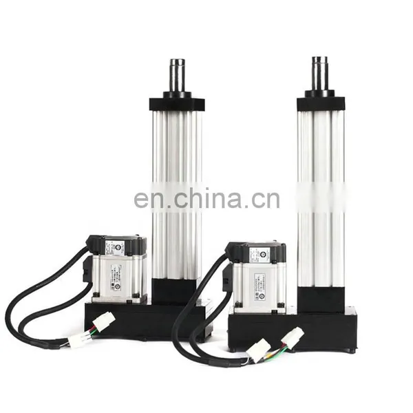China Manufacturer IEC60034 IE1 IE2 High Precision Stepping Push Rod Compact Servo Electric Cylinder Actuator for Machine