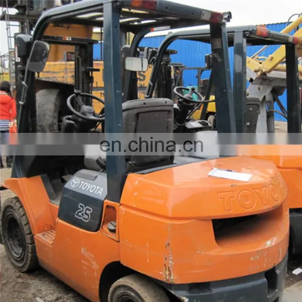 Original Japan Used Toyota FD 25 Forklift 2.5 Ton Material Handing Machine on Sale in Shanghai photo-3