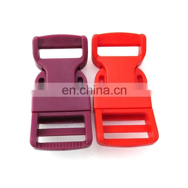 High Quality Customised Quick Release Colorful Plastic Side Release Buckle for Bags and Pet Straps. photo-2