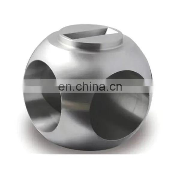 DN40/DN50/DN65 SS304 Stainless Steel Valve Ball for Iron 3 Way Water Ball Valve photo-2