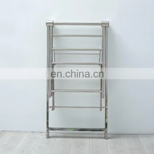 Wholesale High Quality Stainless Steel Square Tube Clothes Drying Rack Wholesale Bangkok Metal Clothes Hanger photo-3