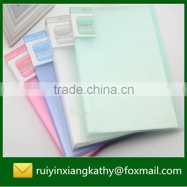 Waterproof PP Custom Design Soft Cover Clear Display Book photo-2