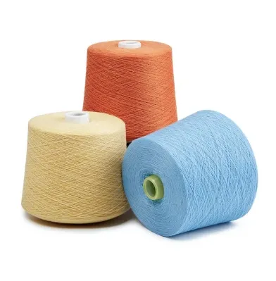 Low Price 20/1 ne Carded Cotton Yarn Ne14/1 16s/1 Dyed Cvc 60/40 pc 65/35 Blended Yarn for Socks Knitting Embroidery photo-3