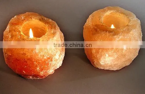 Himalayan Salt Candle Holder / Portavela de Sal Natural / Sal Del Himalaya
