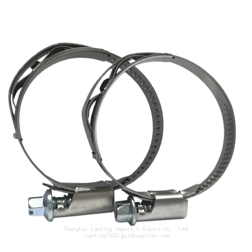 German Type Worm Drive Hose Clamp Automotive Partial Head With Spring photo-5