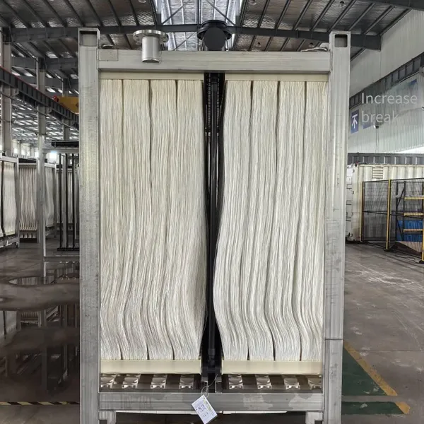 Enhanced Curtain-type Mbr Membrane Module for Reclaimed Water Reuse, Pvdf Non-breaking Hollow Fiber Membrane, Sewage Treatment Plant photo-3