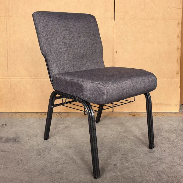 Modern Iron Stackable Theater & Church Chairs for Commercial Events Hotels Gyms-Wholesale Strong & Comfortable photo-2